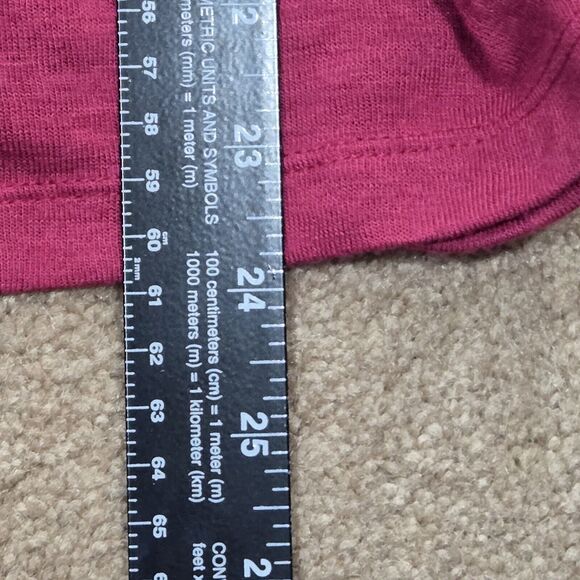 White House Black Market Open Back Top Size Medium Deep Pink Womens - Picture 10 of 11